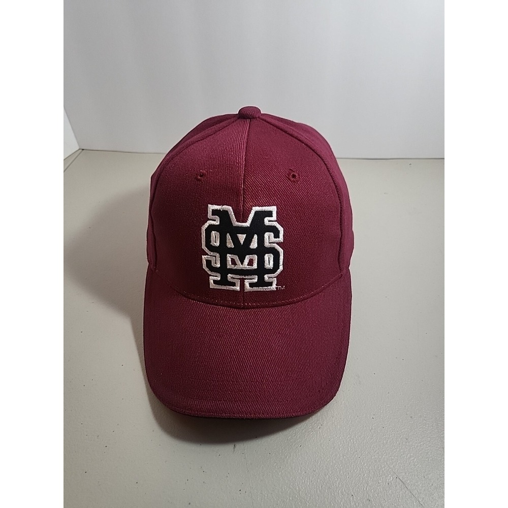 MSU Mississippi State Bulldogs Baseball Maroon Adjustable Hat